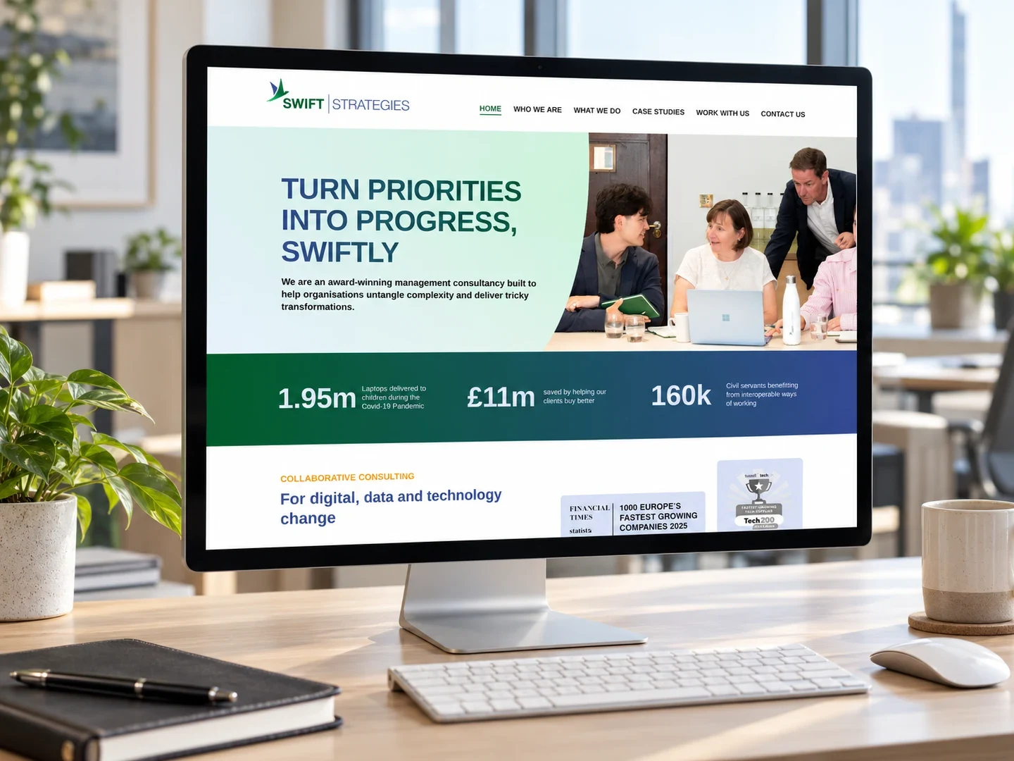 Gravitas Web Design, sent by the business
