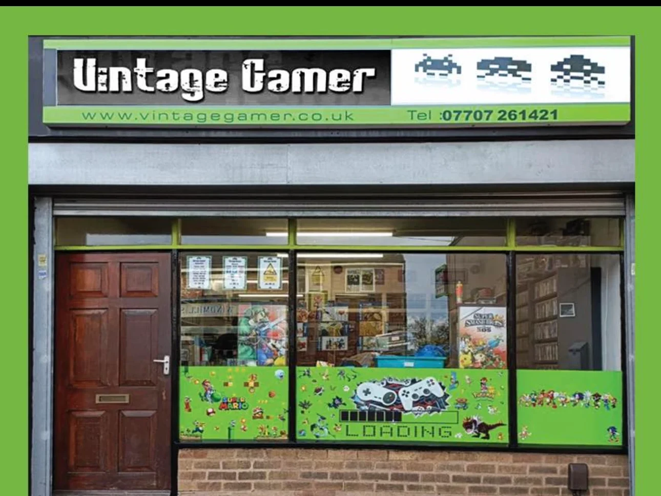 Vintage Gamer, sent by the business